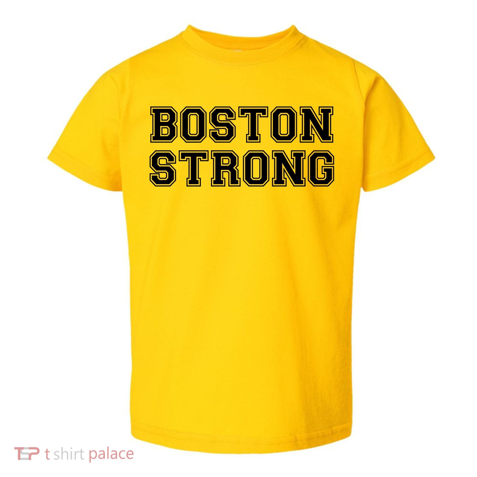 Boston Strong Marathon Running Toddler T-Shirt