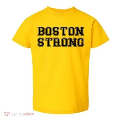 Boston Strong Marathon Running Toddler T-Shirt