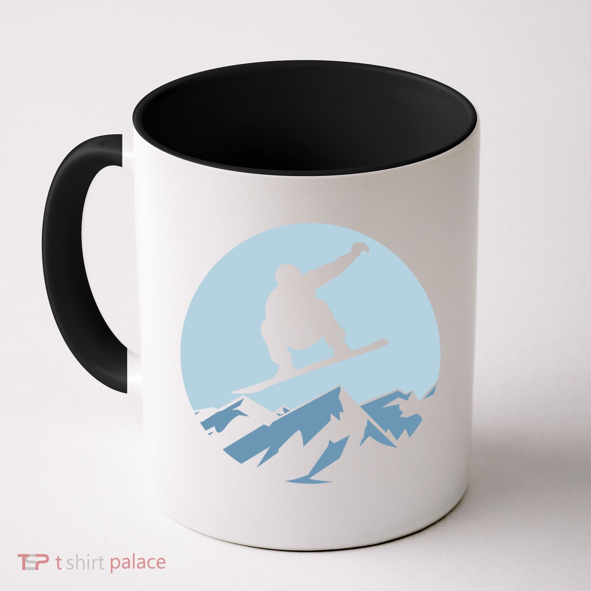 Board Snowboard Mountain Flying Board Snowboarder Fun Gift Coffee Mug