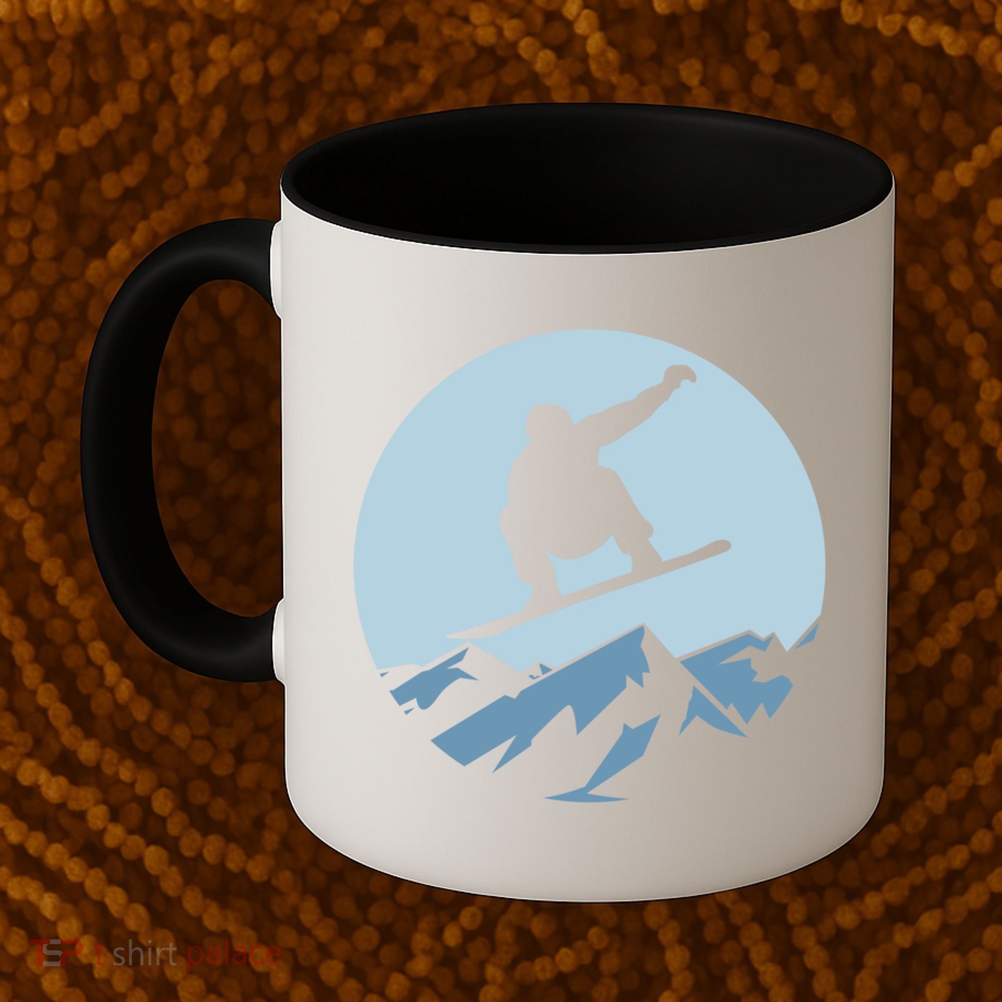 Board Snowboard Mountain Flying Board Snowboarder Fun Gift Coffee Mug