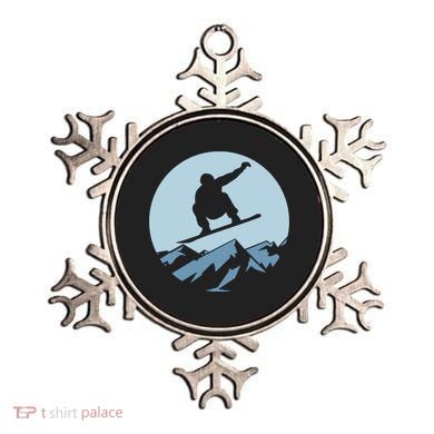 Board Snowboard Mountain Flying Board Snowboarder Fun Gift Ornament
