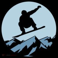 Board Snowboard Mountain Flying Board Snowboarder Fun Gift Ornament thumb 1