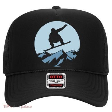Board Snowboard Mountain Flying Board Snowboarder Fun Gift Hat