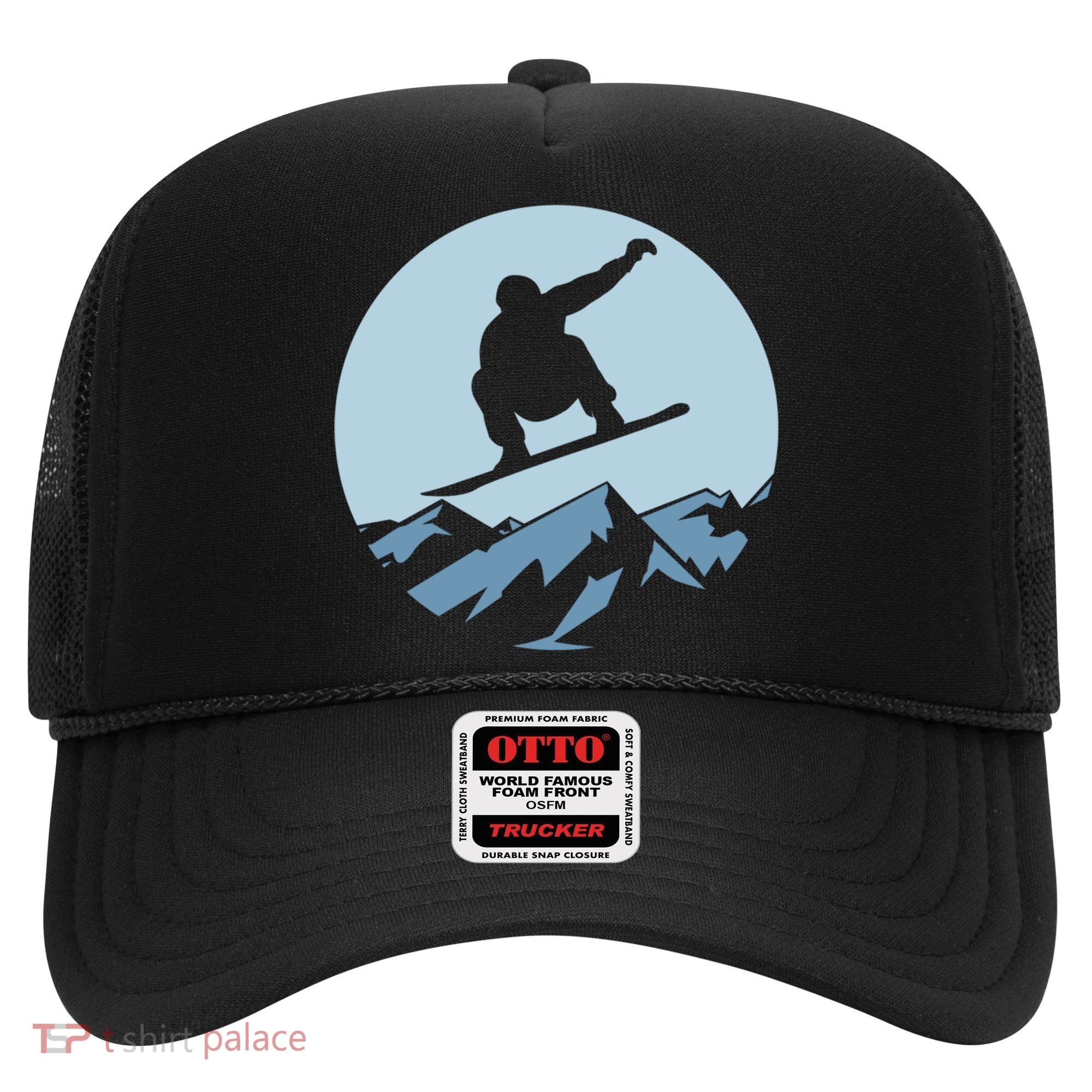 Board Snowboard Mountain Flying Board Snowboarder Fun Gift Hat