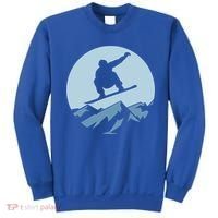 Board Snowboard Mountain Flying Board Snowboarder Fun Gift Sweatshirt thumb 0