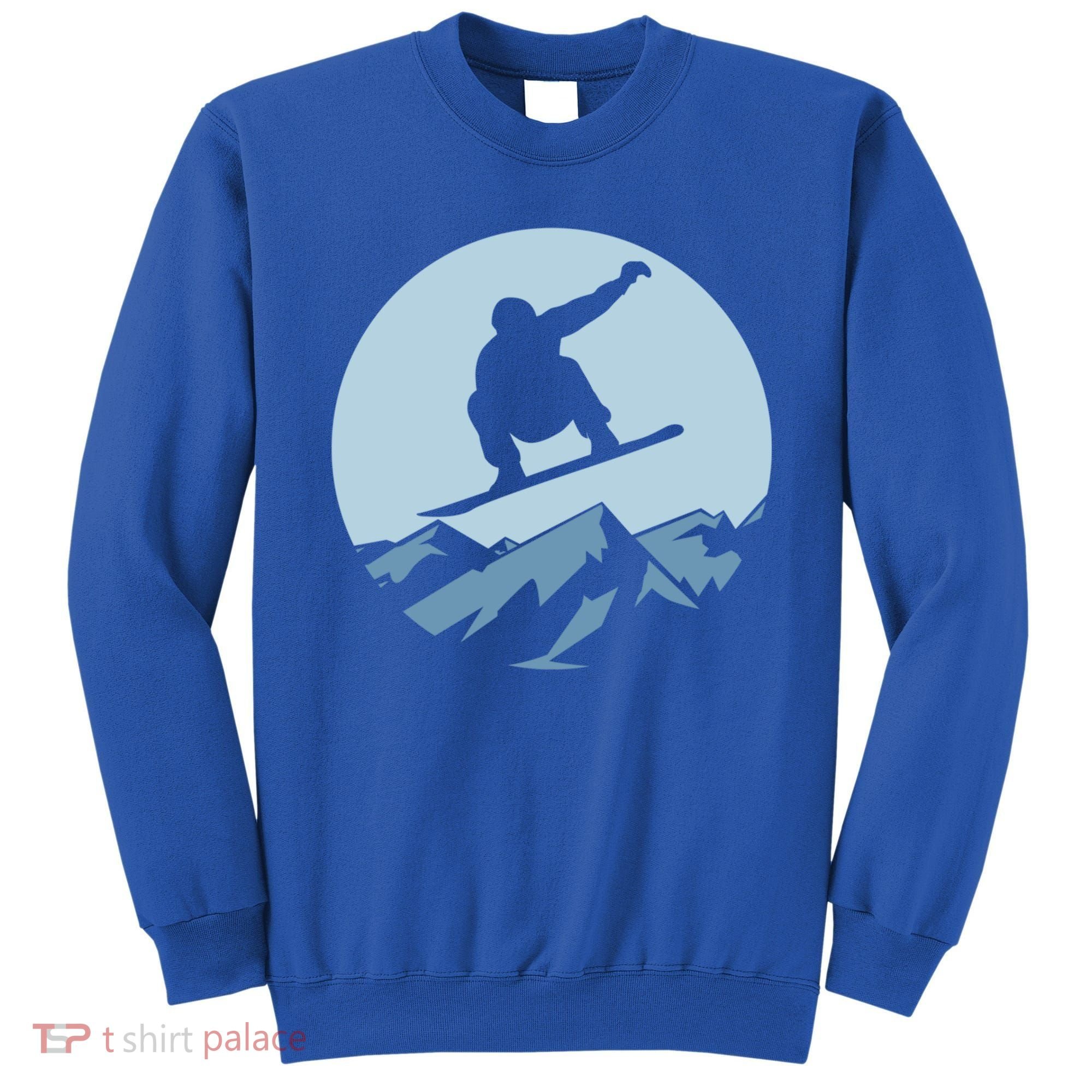 Board Snowboard Mountain Flying Board Snowboarder Fun Gift Sweatshirt