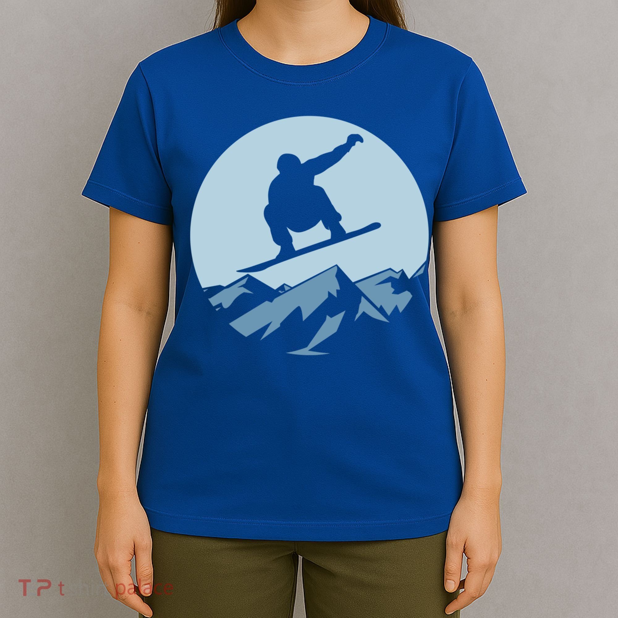 Board Snowboard Mountain Flying Board Snowboarder Fun Gift T-Shirt