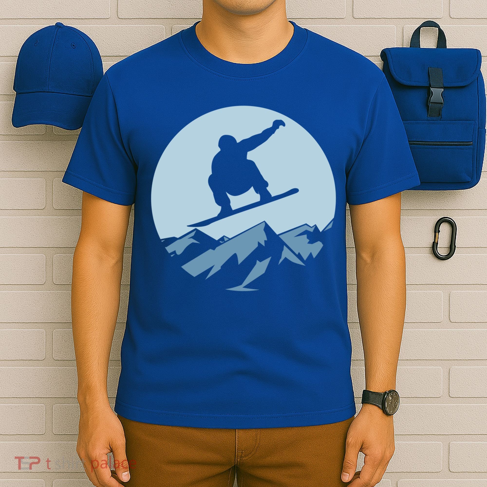 Board Snowboard Mountain Flying Board Snowboarder Fun Gift T-Shirt