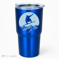 Board Snowboard Mountain Flying Board Snowboarder Fun Gift Tumbler thumb 0