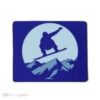 Board Snowboard Mountain Flying Board Snowboarder Fun Gift Mousepad thumb 0