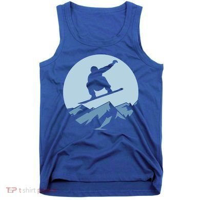 Board Snowboard Mountain Flying Board Snowboarder Fun Gift Tank Top