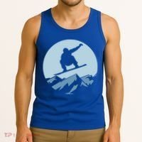 Board Snowboard Mountain Flying Board Snowboarder Fun Gift Tank Top thumb 3