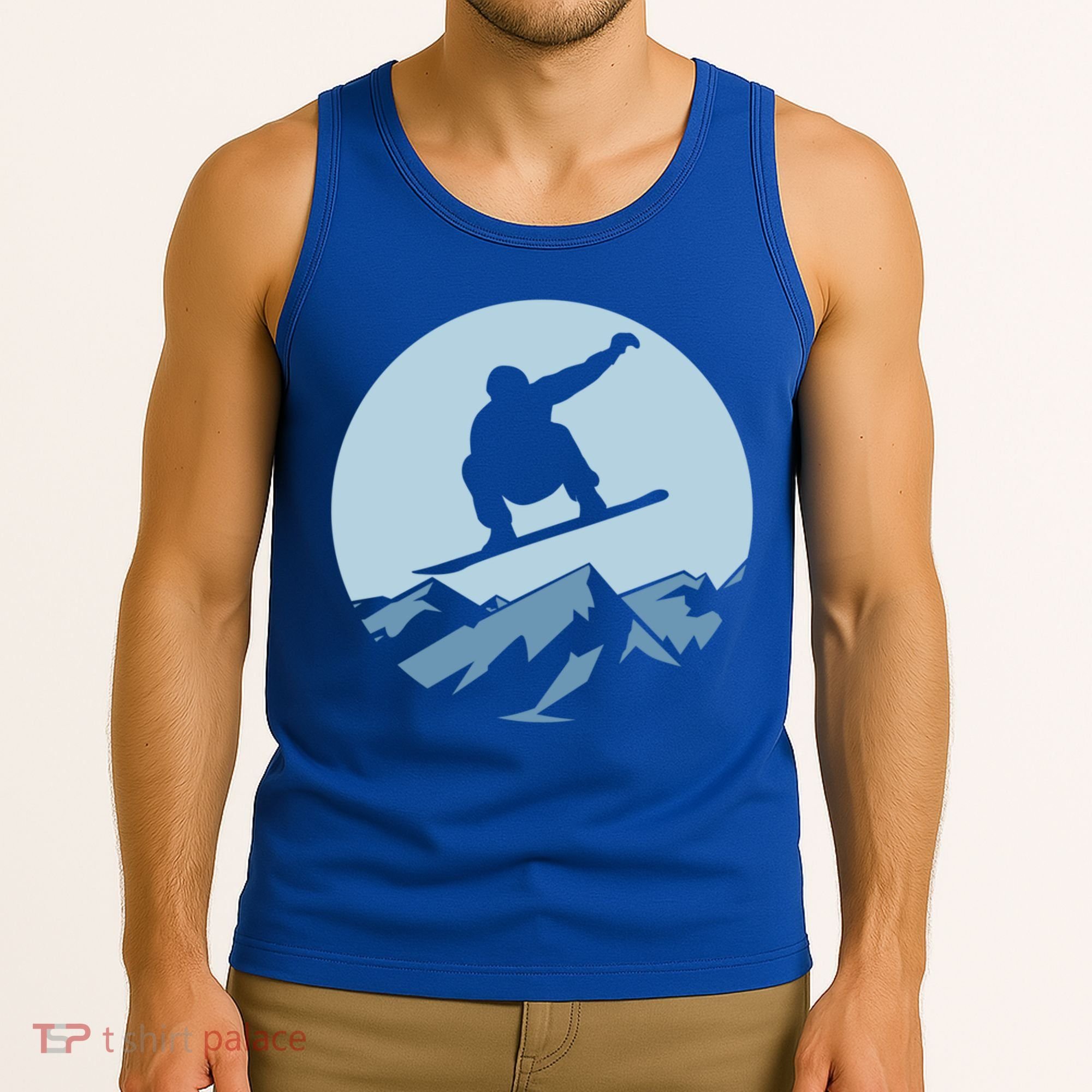 Board Snowboard Mountain Flying Board Snowboarder Fun Gift Tank Top