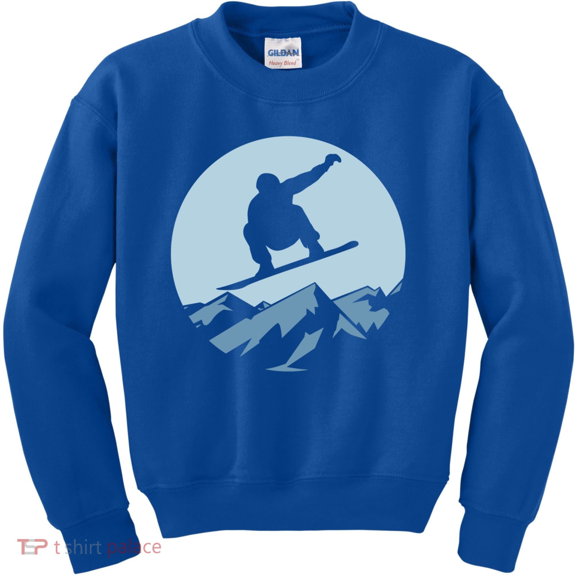 Board Snowboard Mountain Flying Board Snowboarder Fun Gift Kids Sweatshirt
