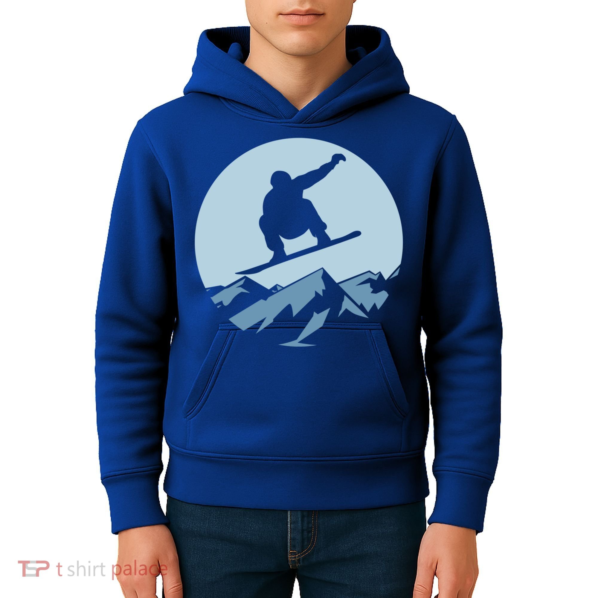 Board Snowboard Mountain Flying Board Snowboarder Fun Gift Kids Hoodie
