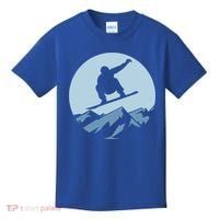 Board Snowboard Mountain Flying Board Snowboarder Fun Gift Kids T-Shirt thumb 0