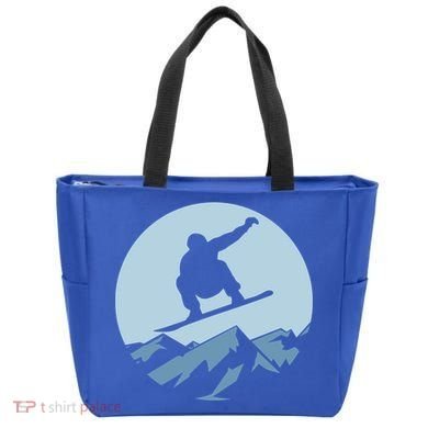 Board Snowboard Mountain Flying Board Snowboarder Fun Gift Tote Bag
