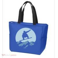 Board Snowboard Mountain Flying Board Snowboarder Fun Gift Tote Bag thumb 3
