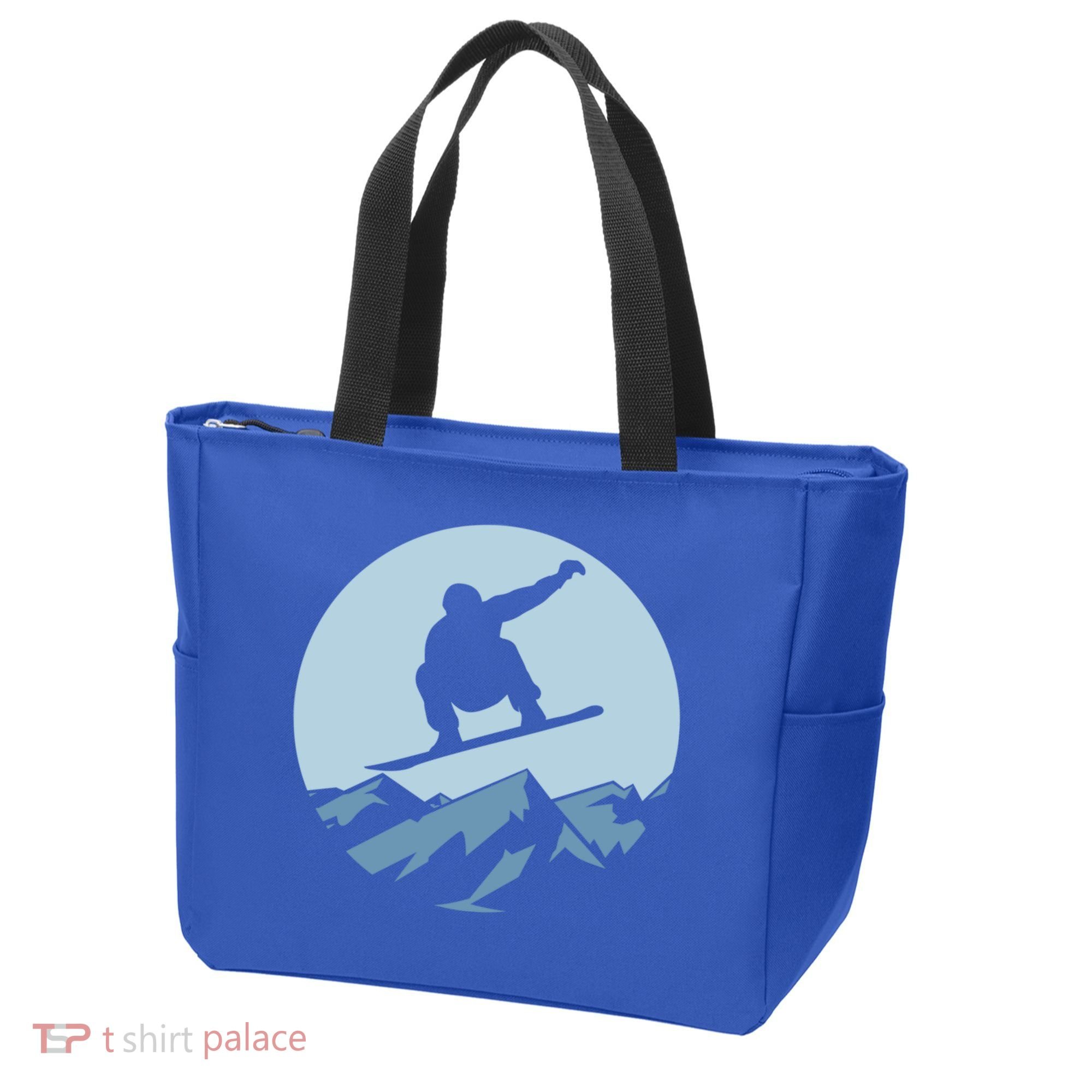 Board Snowboard Mountain Flying Board Snowboarder Fun Gift Tote Bag