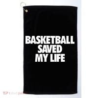 Basketball Saved My Life Golf Towel thumb 0