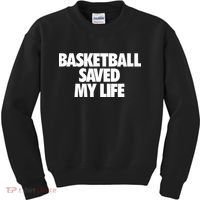 Basketball Saved My Life Kids Sweatshirt thumb 0