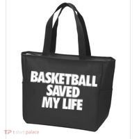 Basketball Saved My Life Tote Bag thumb 3