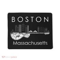 Boston Souvenir Massachusetts Skyline Music Guitar Mousepad thumb 0
