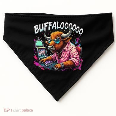 Buffalo Slot Machine USA-Made Doggie Bandana