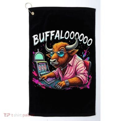Buffalo Slot Machine Golf Towel