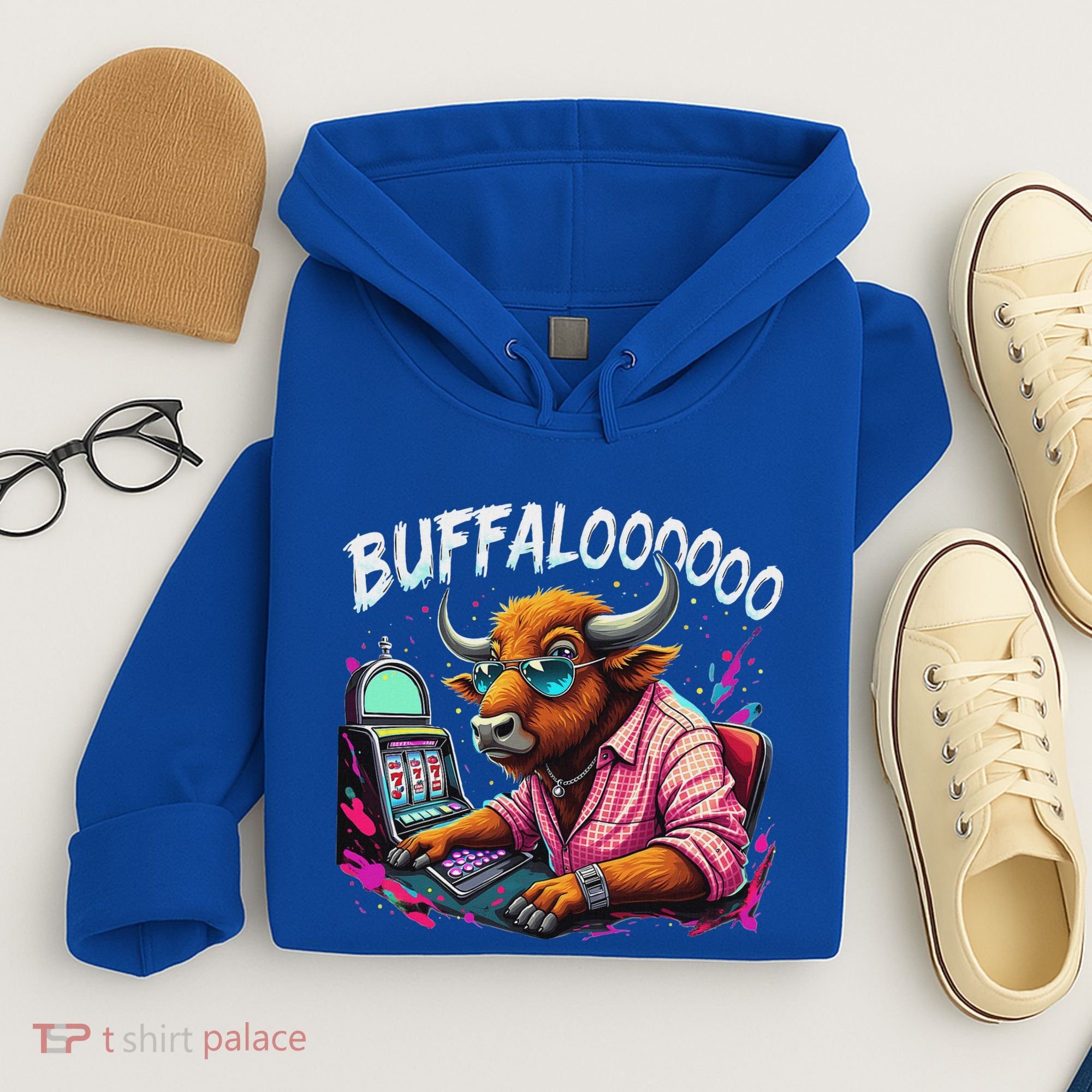 Buffalo Slot Machine Hoodie