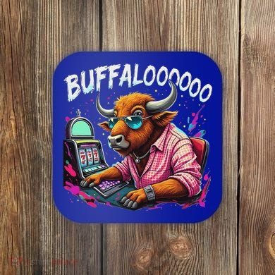 Buffalo Slot Machine Coaster