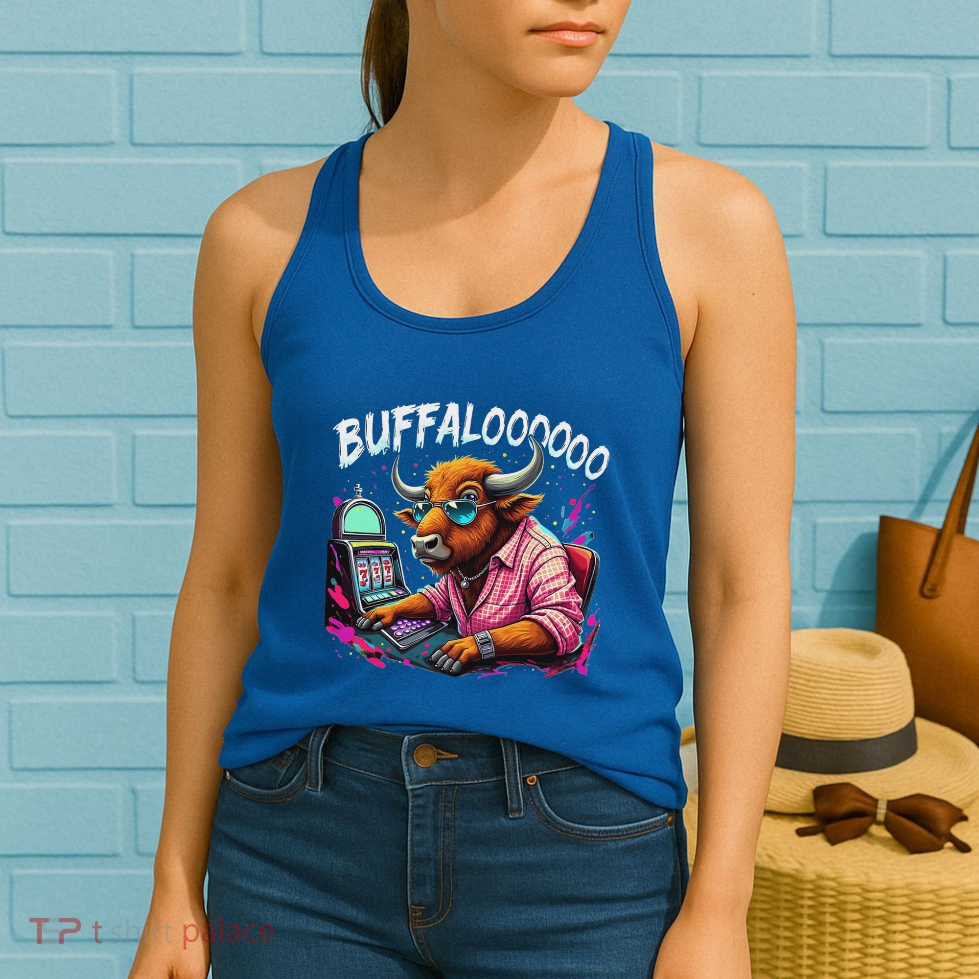 Buffalo Slot Machine Women's Tank Top