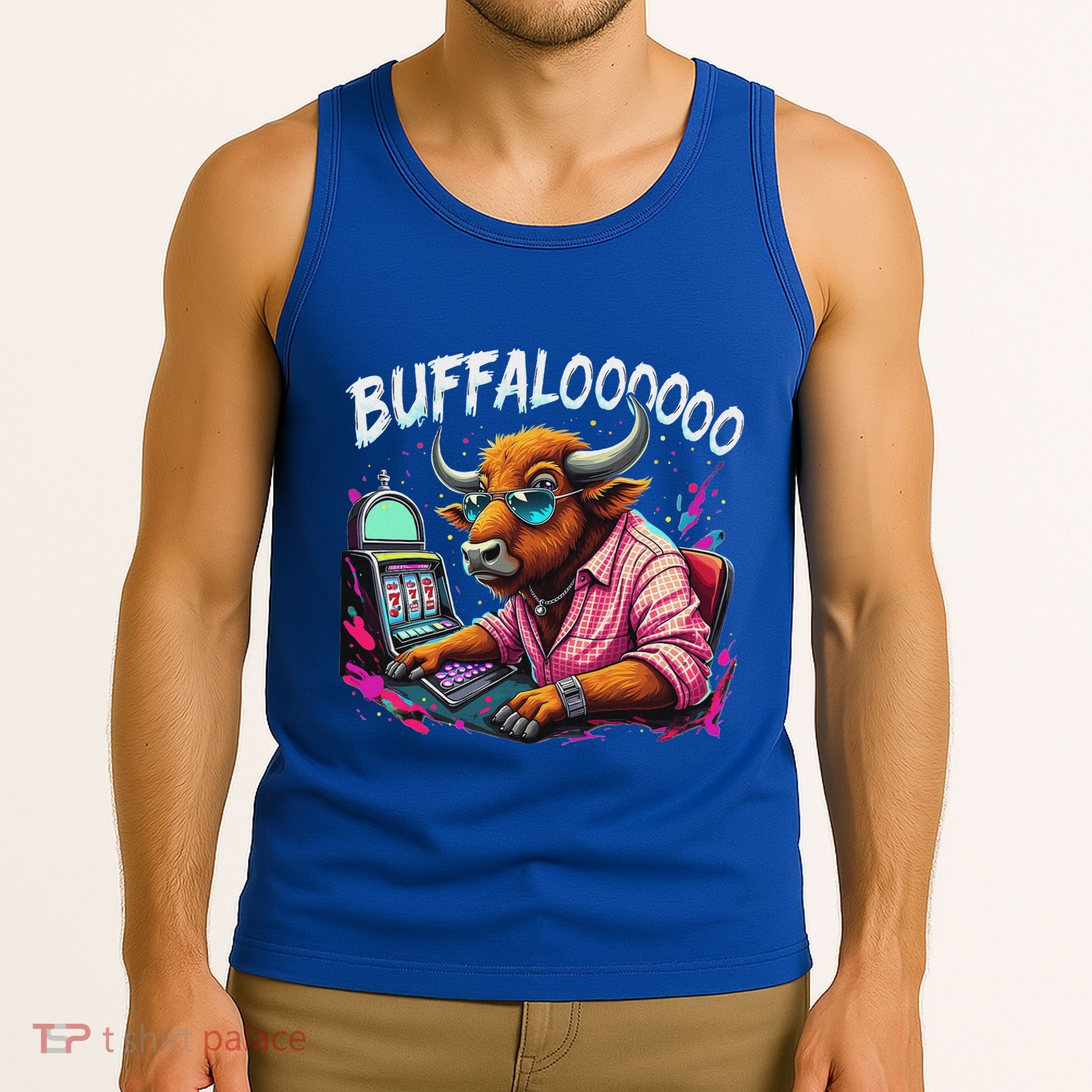 Buffalo Slot Machine Tank Top