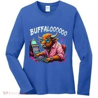 Buffalo Slot Machine Women's Long Sleeve Shirt thumb 0