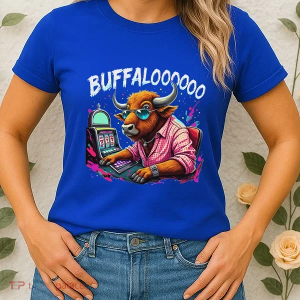 Buffalo Slot Machine Women's T-Shirt