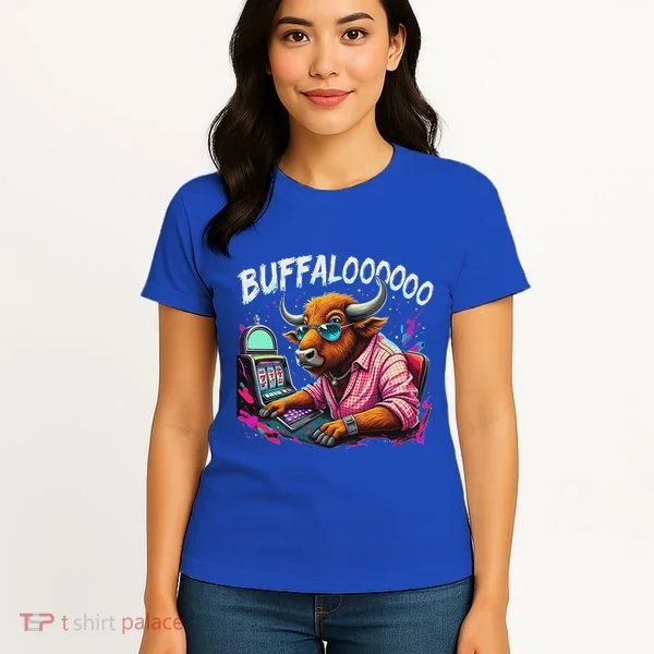 Buffalo Slot Machine Women's T-Shirt