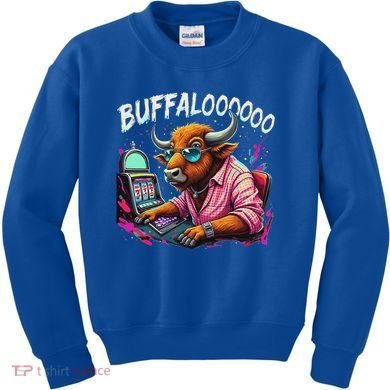 Buffalo Slot Machine Kids Sweatshirt