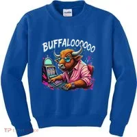 Buffalo Slot Machine Kids Sweatshirt thumb 0