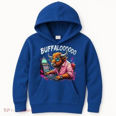 Buffalo Slot Machine Kids Hoodie