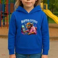 Buffalo Slot Machine Kids Hoodie thumb 3