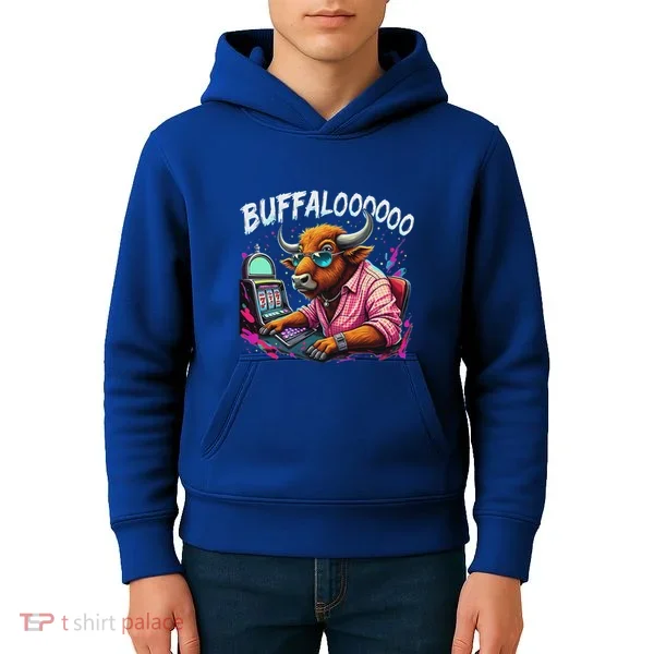 Buffalo Slot Machine Kids Hoodie