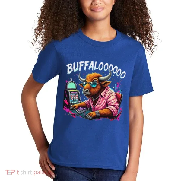 Buffalo Slot Machine Kids T-Shirt