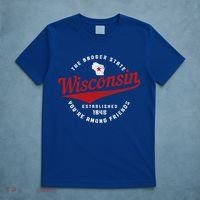 Badger State Map Pride Vintage Of Wisconsin T-Shirt thumb 5
