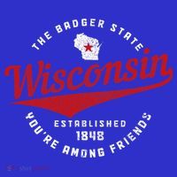 Badger State Map Pride Vintage Of Wisconsin T-Shirt thumb 7