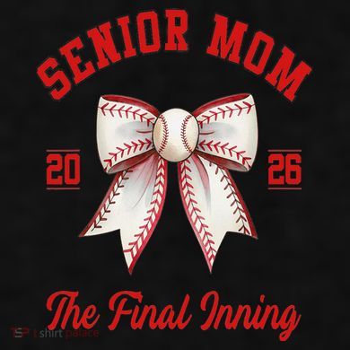 Baseball Senior Mom Coquette Bow Class Of 2026 Final Inning Ladies PosiCharge Tri-Blend Wicking Tank