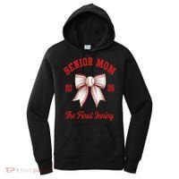 Baseball Senior Mom Coquette Bow Class Of 2026 Final Inning Women's Hoodie thumb 0