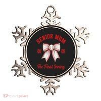 Baseball Senior Mom Coquette Bow Class Of 2026 Final Inning Ornament thumb 0