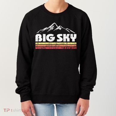 Big Sky Montana Mountain Sunset Women's Sweatshirt