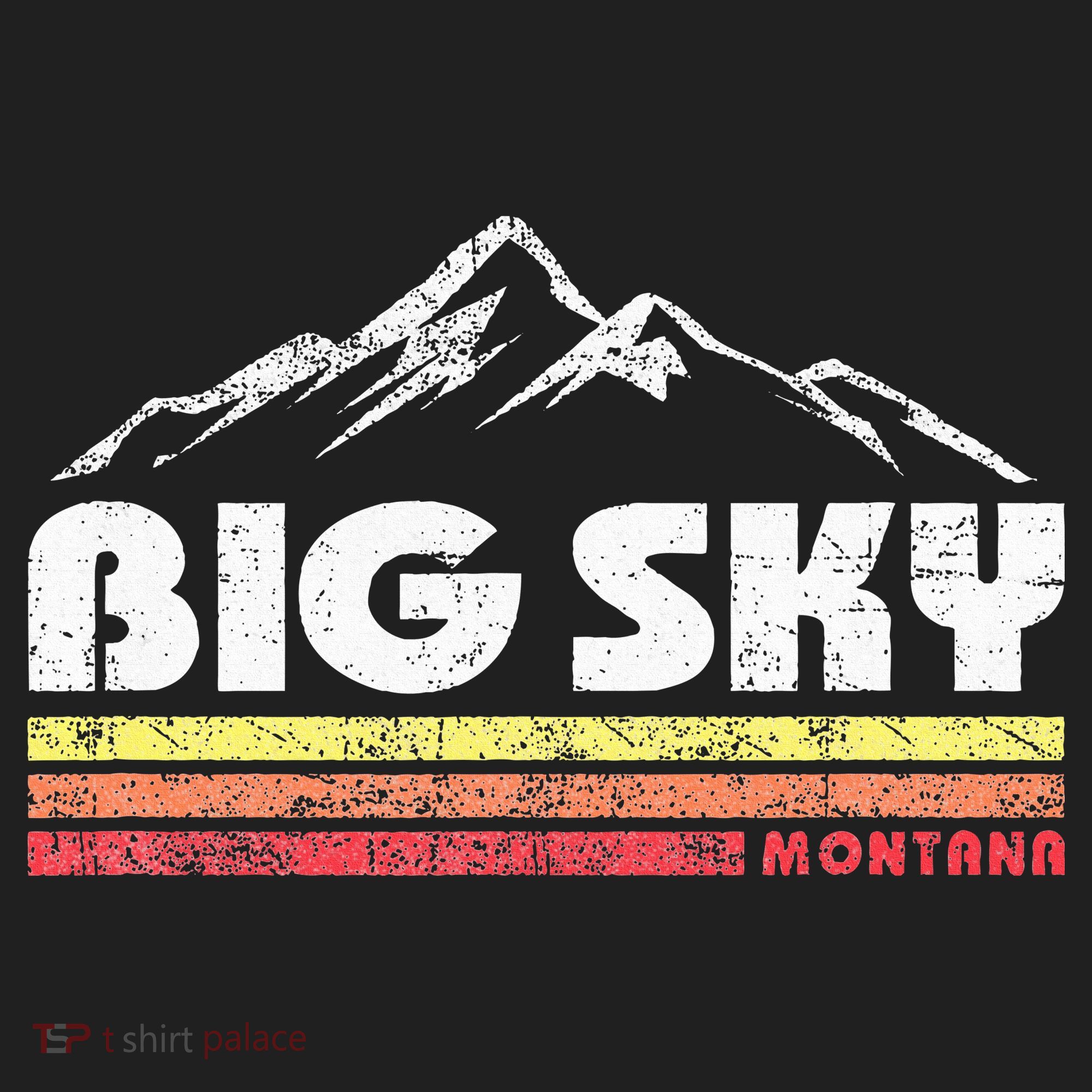 Big Sky Montana Mountain Sunset Women's Sweatshirt