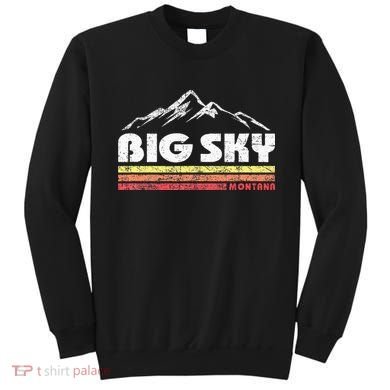 Big Sky Montana Mountain Sunset Sweatshirt